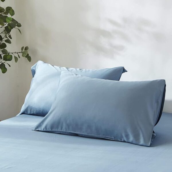 Satin Stripe Glace Cotton Pillow Covers